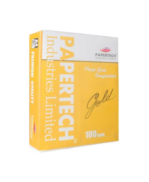 Picture of Papertech A4 Size Offset Paper-100 GSM (Gold)
