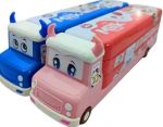 Picture of Weshopaholic School Bus Double Compartment Pencil Box
