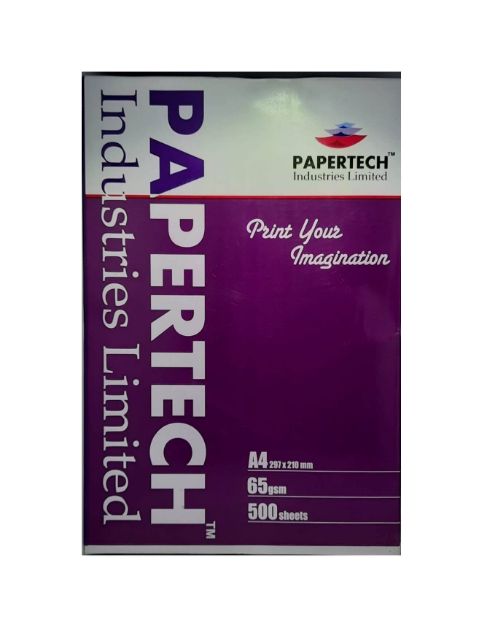 Picture of Papertech A4 Size Offset Paper-65 GSM