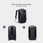 Picture of Wshihaom B589 Outdoor Travel Duffels Backpack Hiking Rucksack Weekender Overnight Nylon Fabrics Bag