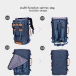 Picture of WSHIHAOM A519 CANVAS RUCKSACK MEN TRAVEL BACKPACK