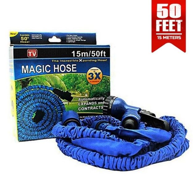 Picture of 50FT High Strength Expandable Flexible Garden Car Washing Water Magic Hose Pipe