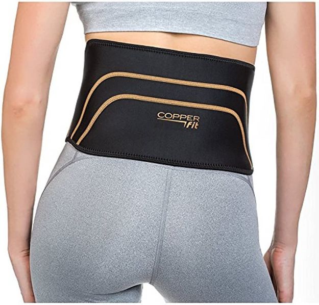 Picture of Copper Fit Back Pro As Seen On TV Compression Uni-Sex Lower Back Support Belt Lumbar Corset Large/XL (39"-50")
