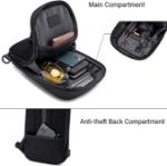 Picture of ARCTIC HUNTER XB00126 Water Resistant Expandable Shoulder Bag Anti-Theft Crossbody Sling Bag