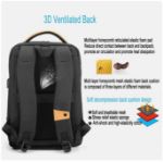 Picture of Goloen Wolf GB00378 Laptop Backpack For Men USB Charging Bag Pack Large Capacity Teenager Schoolbag Male Travel Backpacks Mochilas Bags
